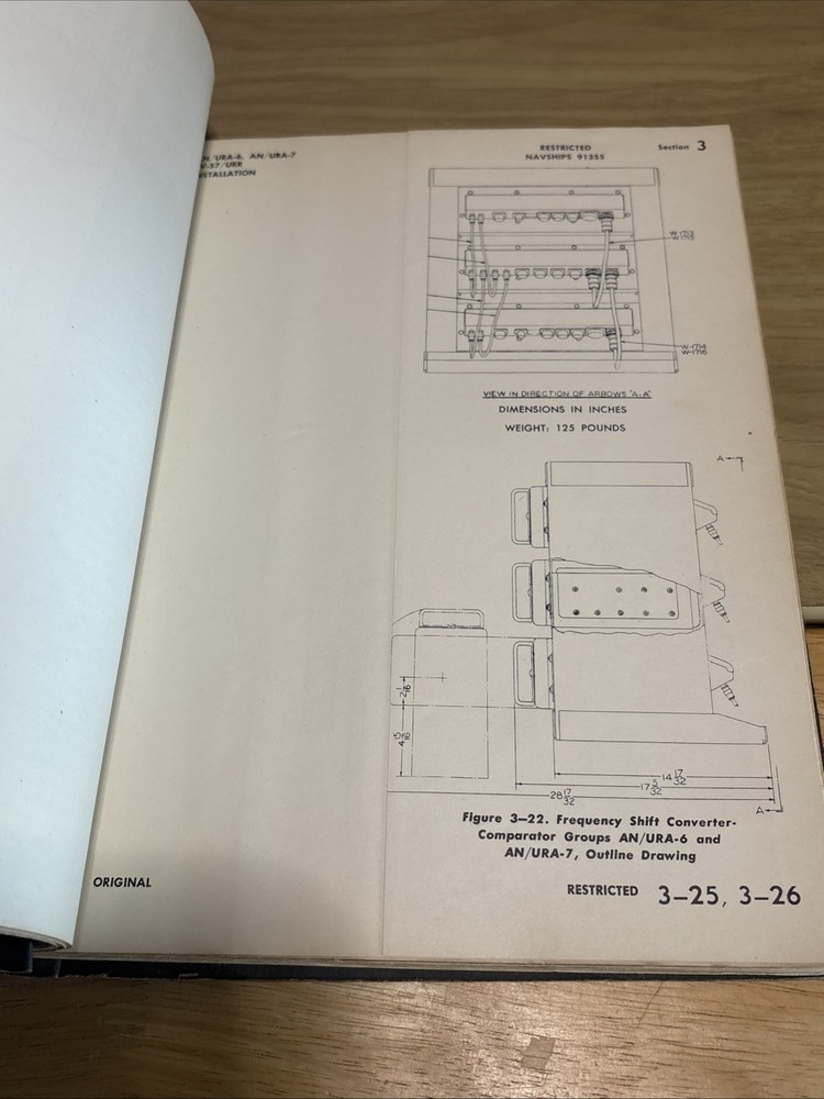 Navy Instruction Book Frequency Shift Converter-comparator Group Manual