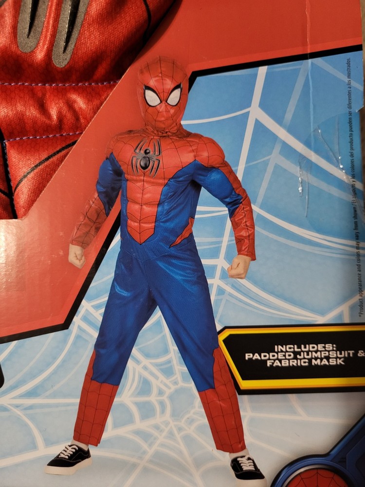 Halloween Custome Boys Spiderman Medium 7/8