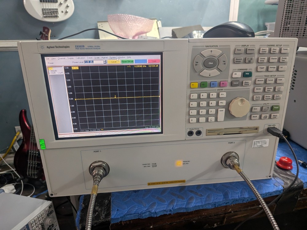 🔥 Agilent E8362B 10Mhz-20GHz  Vector Network Analyzer ~ Calibrated! w/options.