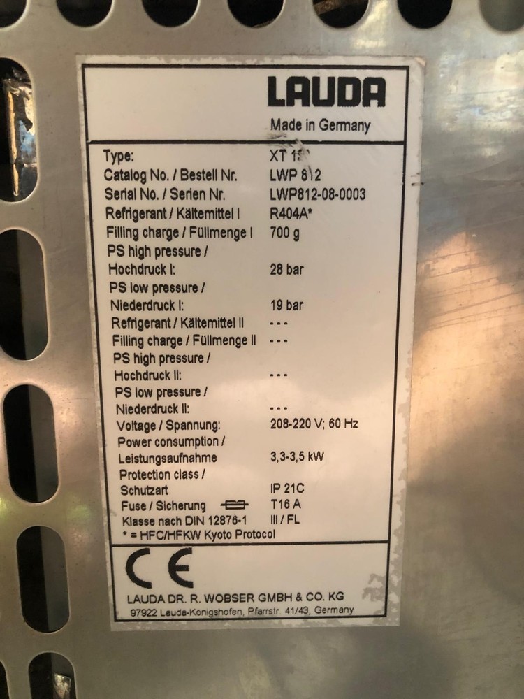 Lauda Integral XT 150 Process Thermostat Circulating Chiller Bath + Command