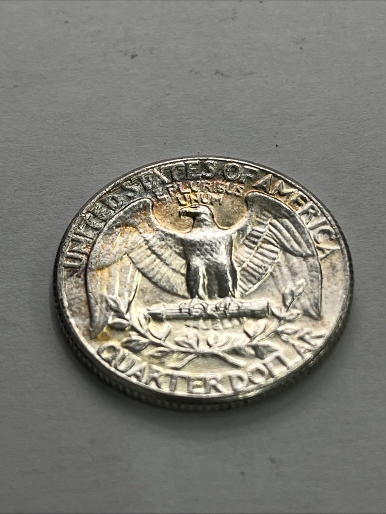 1963 Washington Quarter Toned