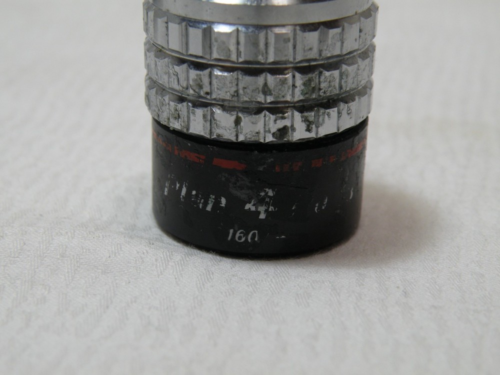 Nikon CFN Plan 4x 0.13 160/- Microscope Objective, Works Fine