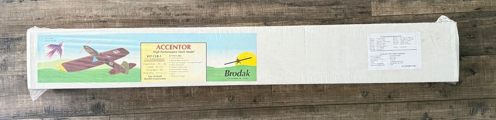 Accentor high performance Brodak line control stunt model