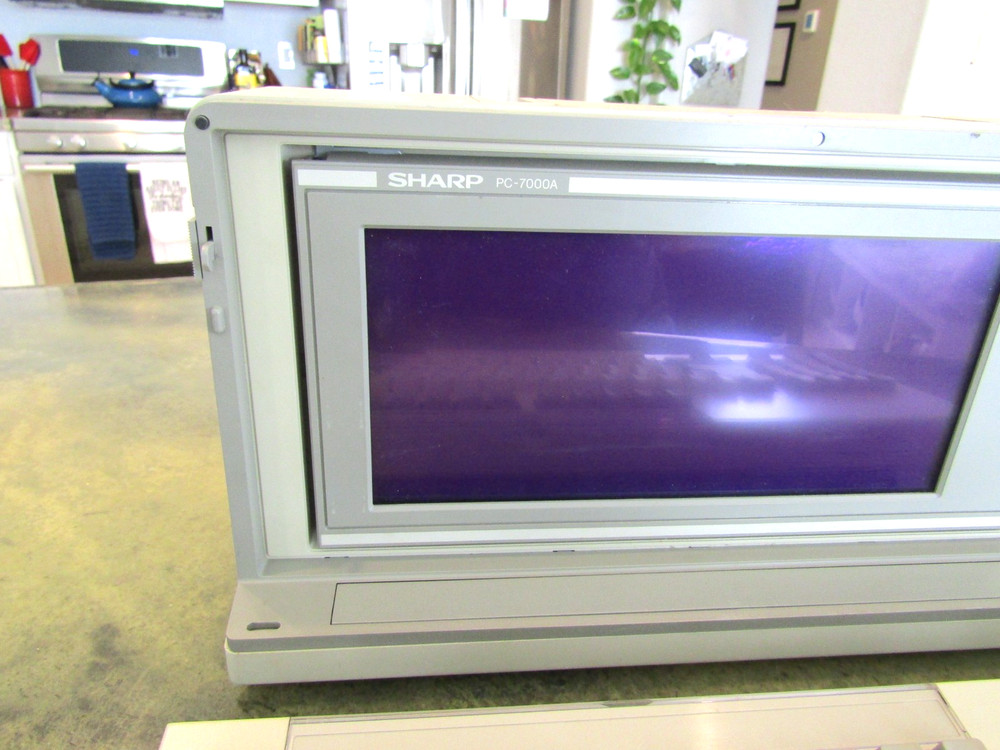 Vintage Scarce "A" Version Sharp PC-7000A Portable Luggable Personal Computer