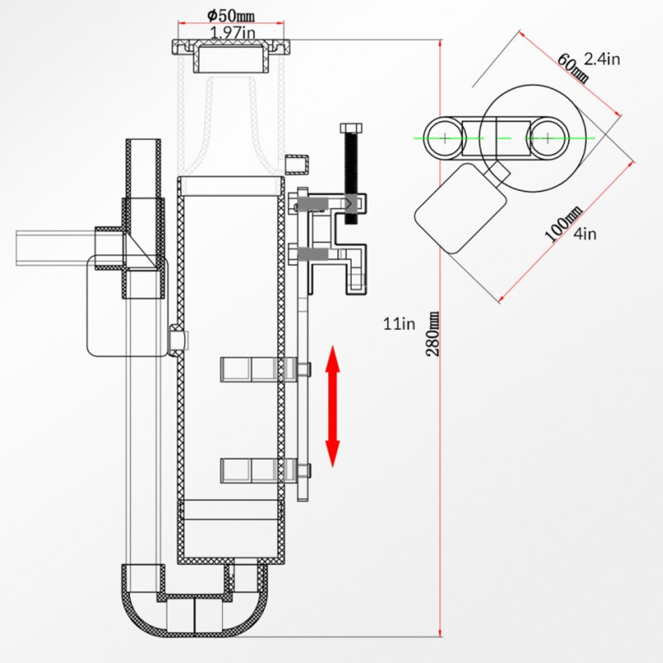 Reef Octopus NS80 Nano Protein Skimmer
