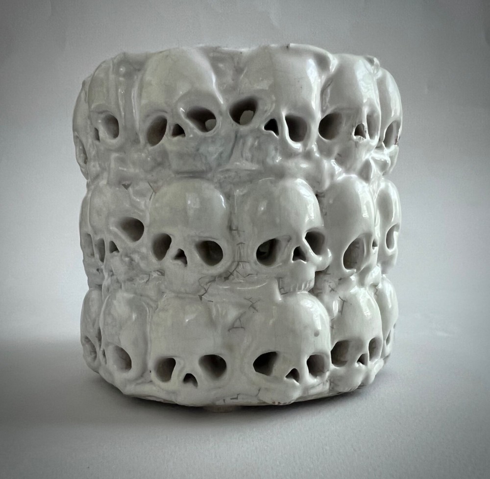 Skeletons Studio Pottery Vase