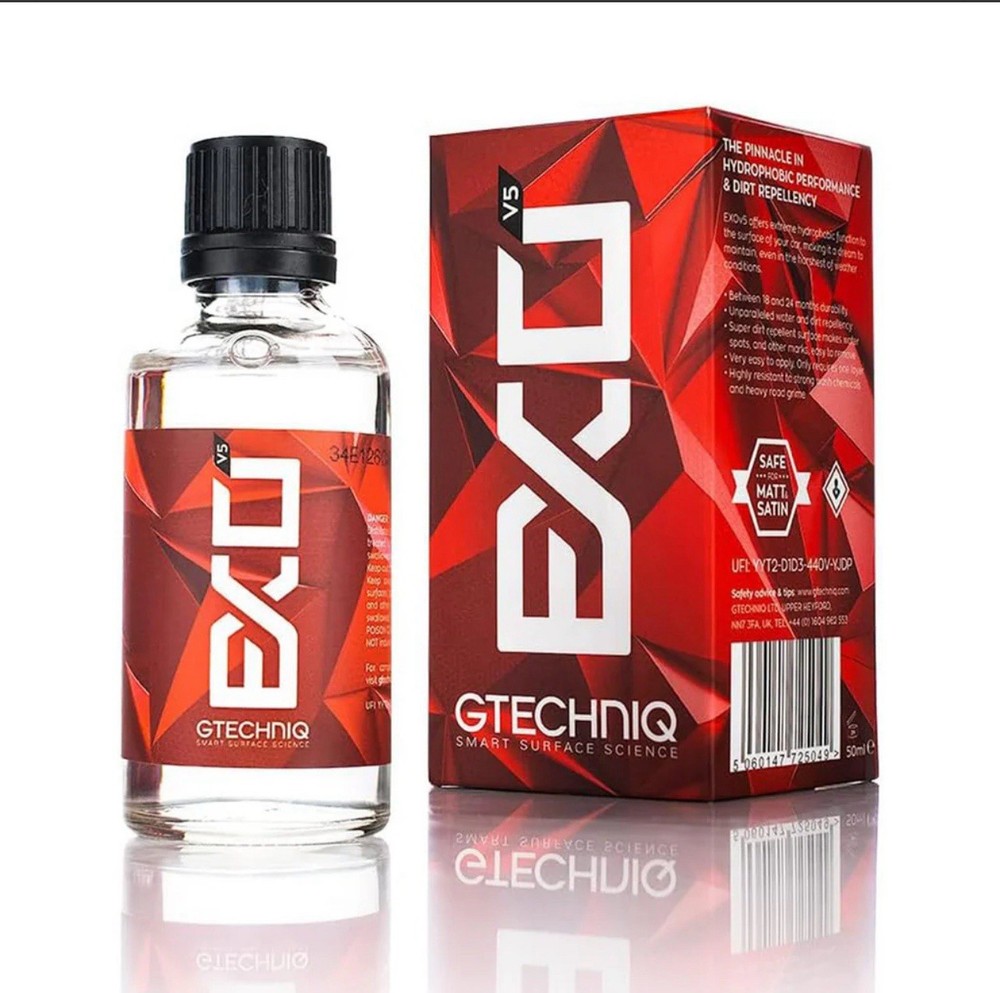 Gtechniq EXO V5 50ml Ceramic Coating & Gtechniq C1 30 ML GREAT STACK PRO FINISH