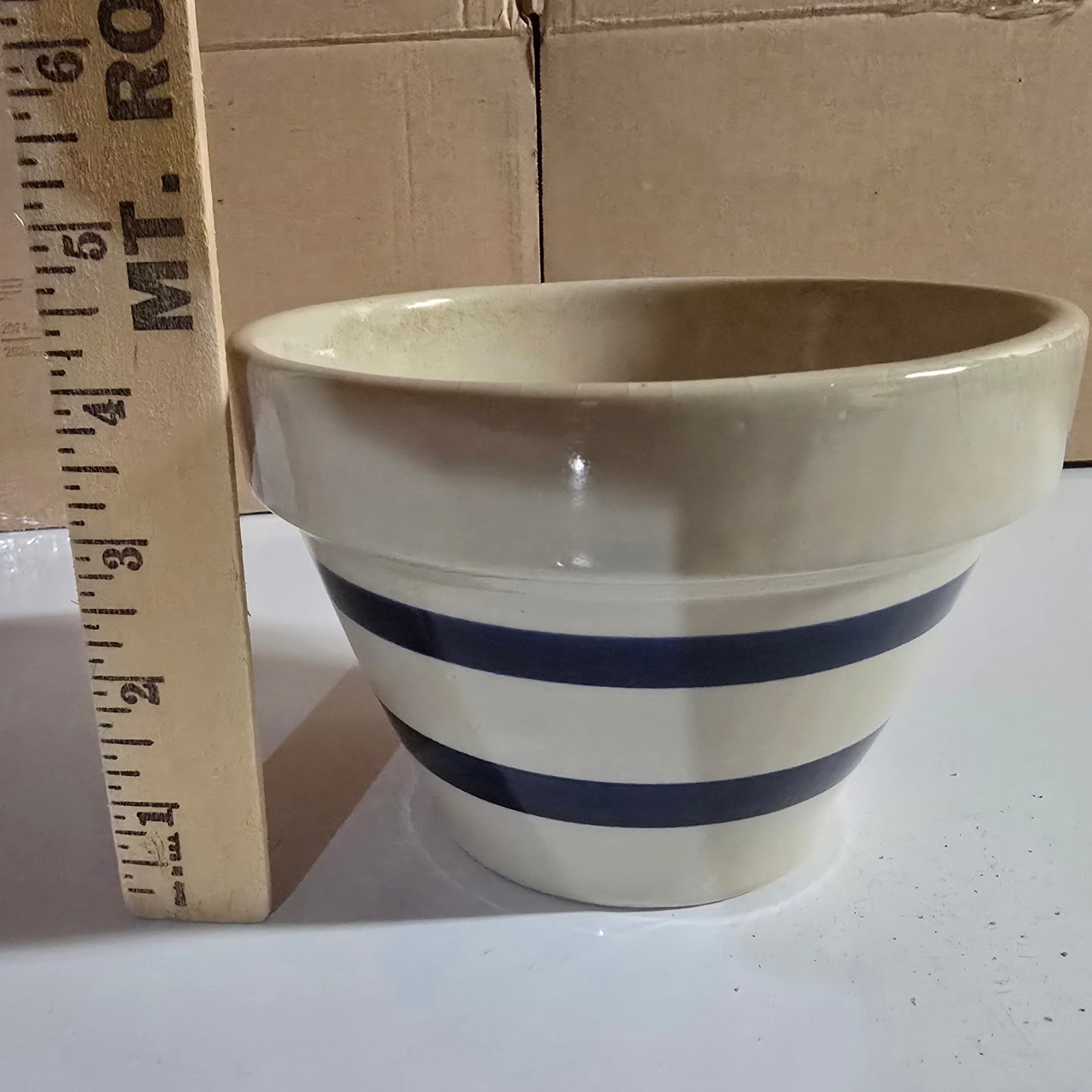 Robinson Ransbottom Pottery RRP Roseville Ohio Stoneware Bowl Planter Crock
