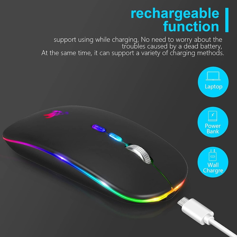 Rechargeable Silent Wireless Mouse