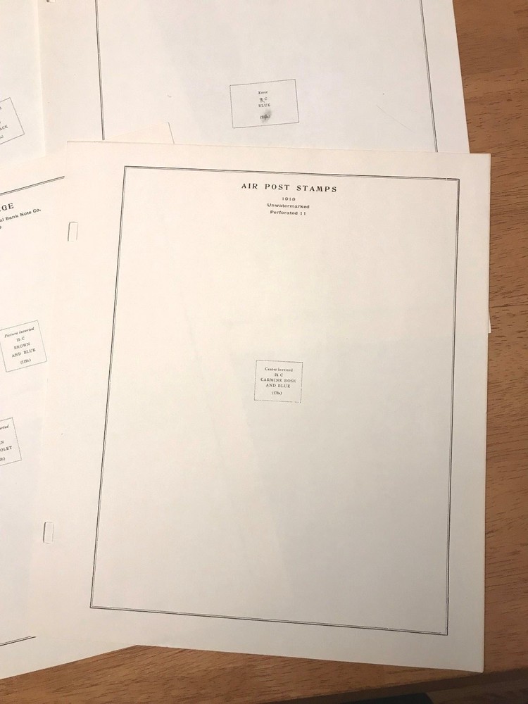 Scott US Specialty Error Pages Album Break 4 Lightly Used Pages 2-post Style |