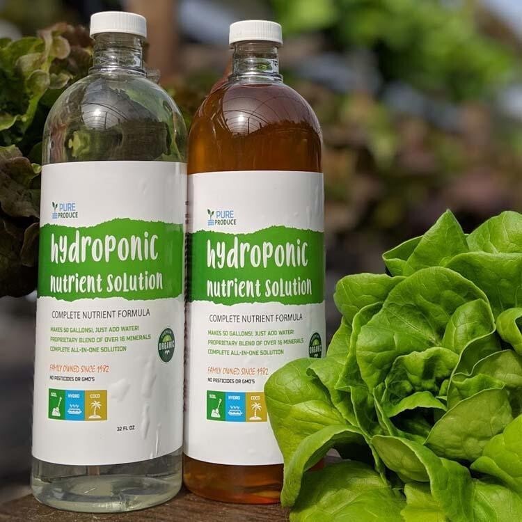 Hydroponic Nutrient Mix by Pure Produce 32 oz