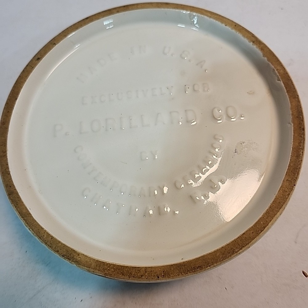 York Cigarettes Ashtray Ceramic Vintage