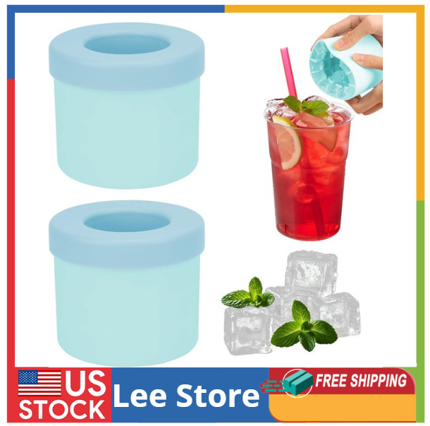 Silicone Ice Cube Mold Round Ice Maker - DIY Ice Bucket Barware Tools*