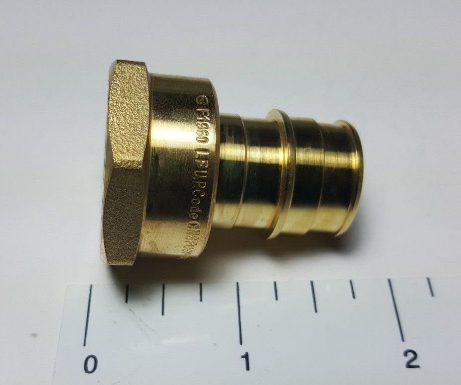 25) 3/4" PEX A X 3/4" FEMALE NPT PEX EXPANSION ADAPTER F1960