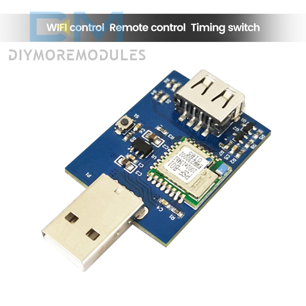 DC5V USB Smart 2.4G WIFI Wireless Timer Switch Relay Module App Remote Control