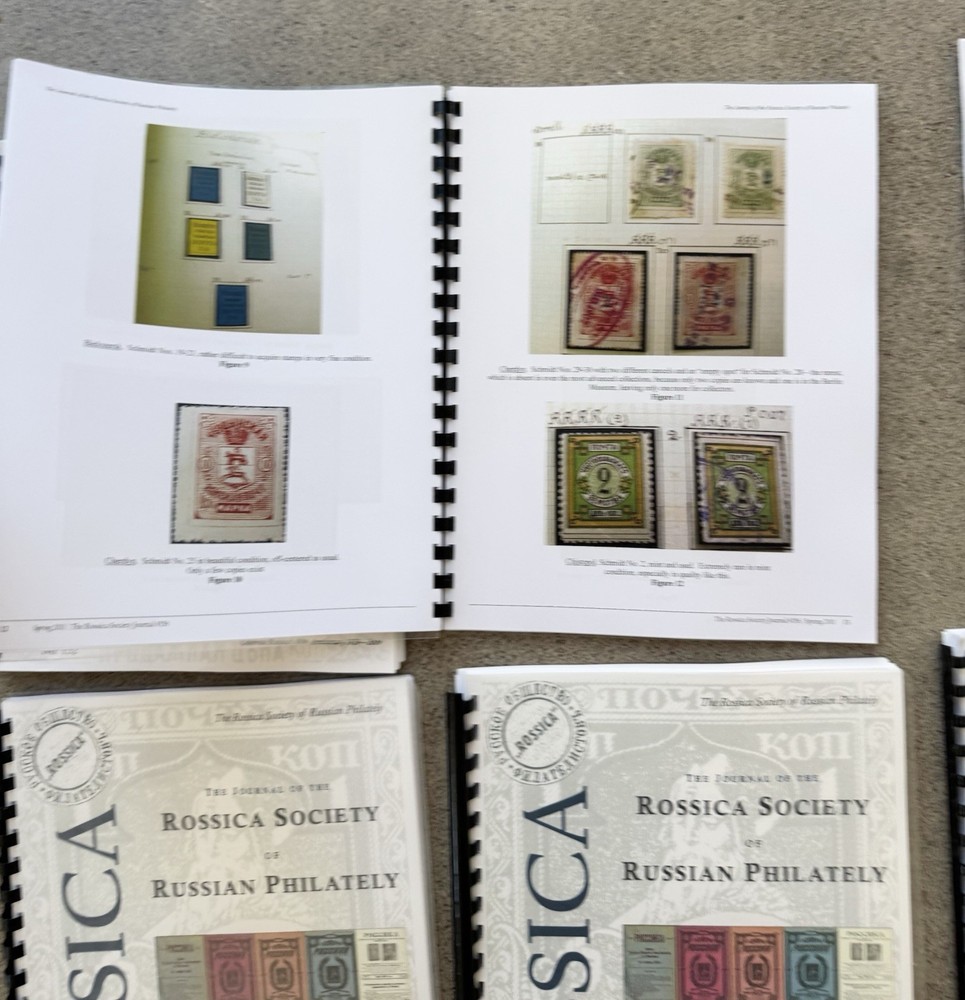 Rossica Society Journal Lot 5 Issues 2009 2012 Russian Philately + Ephemera