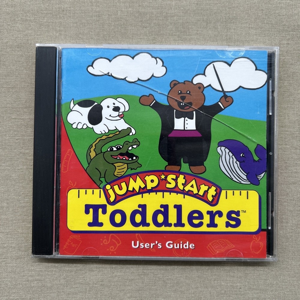 JumpStart Toddlers Version 1.3 (PC Windows / MAC 1996 CD-ROM) Learning Game 18mo