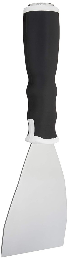 Amazon Basics Soft Grip Bent Scraper 3" with Pole Socket & Hammer End for Paint