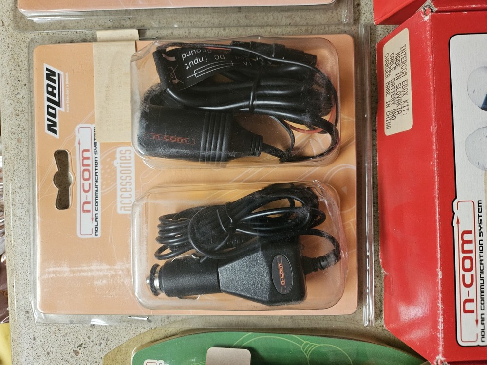 Nolan Communication System And Accessories. 2 Intercom Kits For Motorcycle.