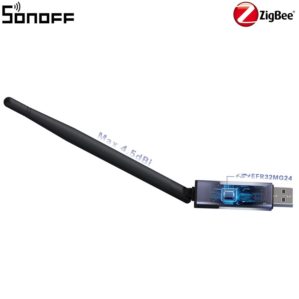 SONOFF EFR32MG24 Zigbee Thread USB Dongle Plus Universal Gateway Smart Home Hub