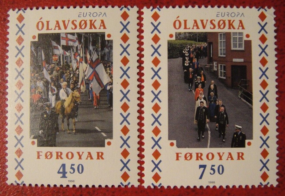 Faroe Islands 1998. Celebrations. MUH.