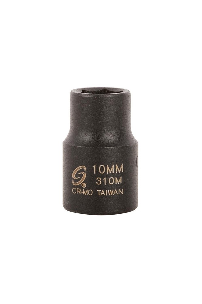 Sunex 310M 3/8" Drive 6 Point 10mm Impact Socket