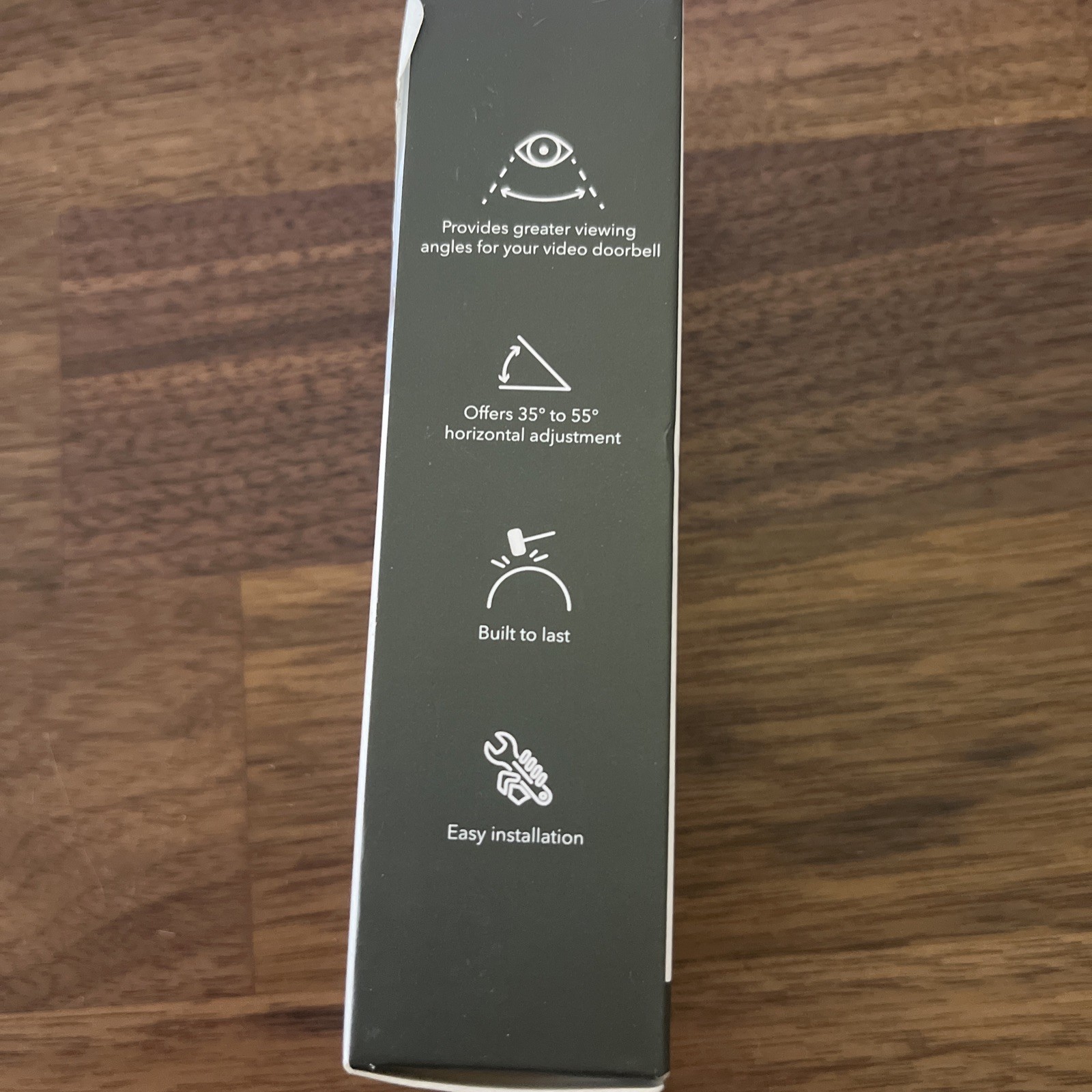 Wasserstein Horizontal Adjustable Angle Mount for Nest Doorbell (Wired,2nd Gen)