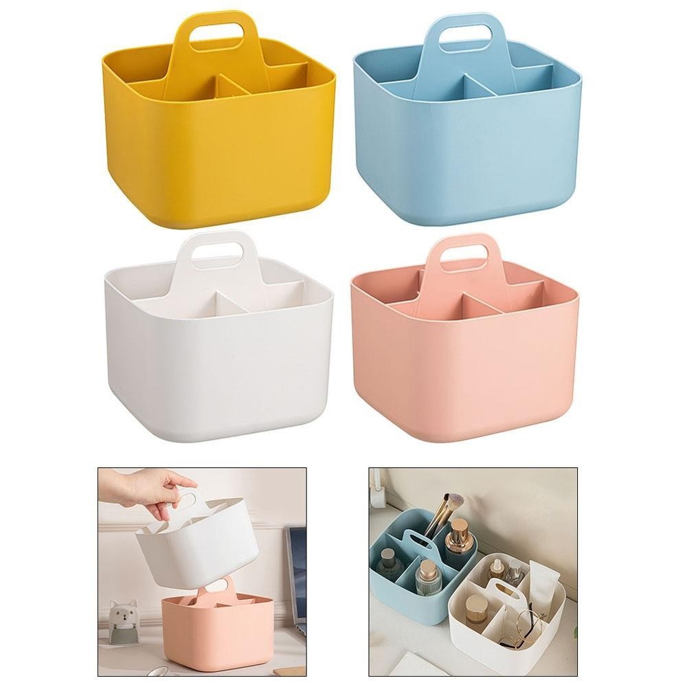 For Home & Office Storage Made Simple Stackable Baskets with Convenient Handles