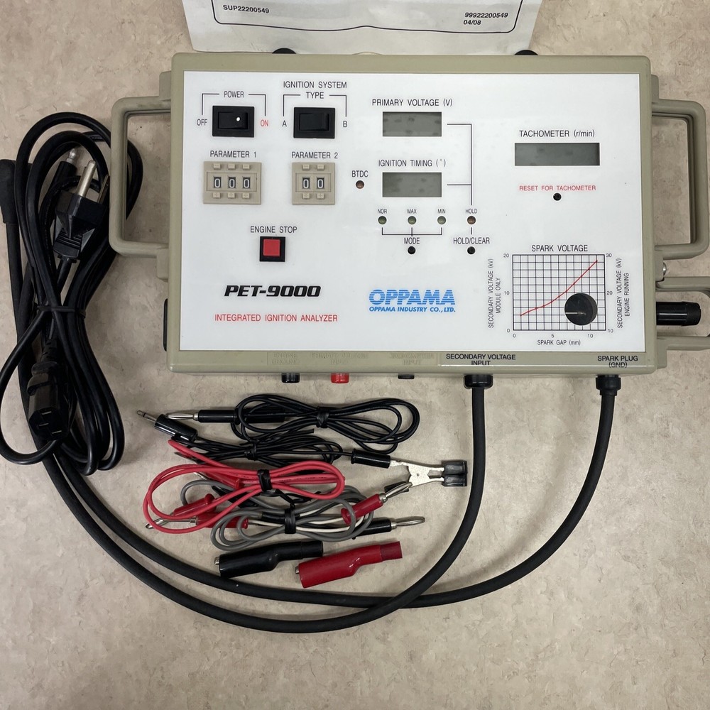 Oppama PET-9000 Integrated Ignition Analyzer ECHO Working