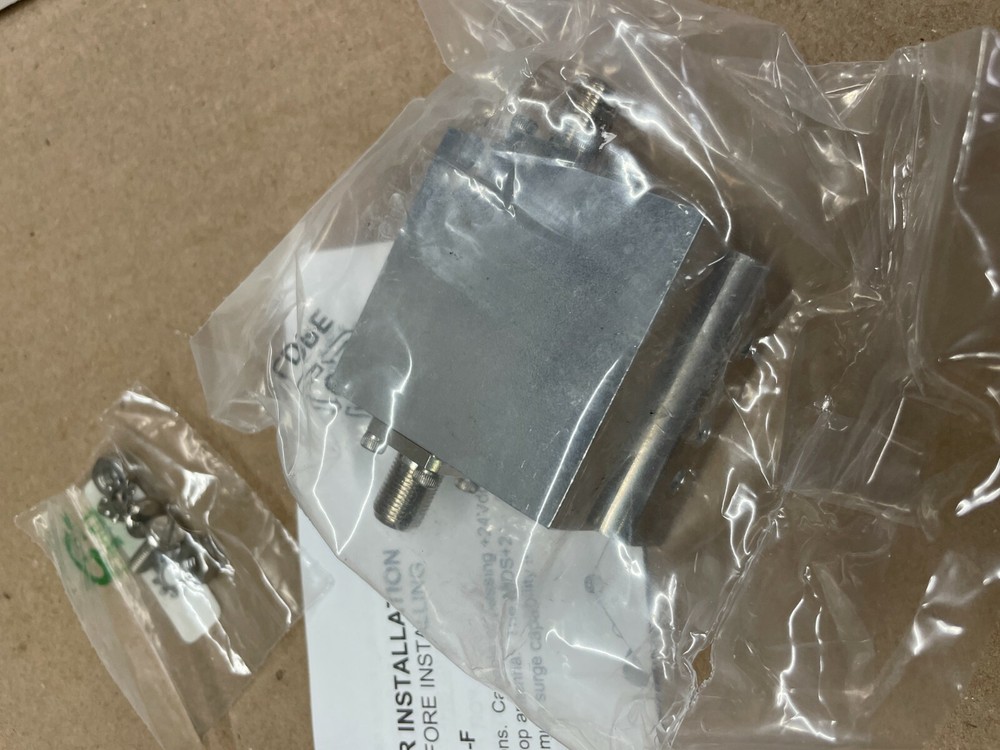 PolyPhaser Equipment +24VDC Pass 75 Ohm Coax Protector @50W