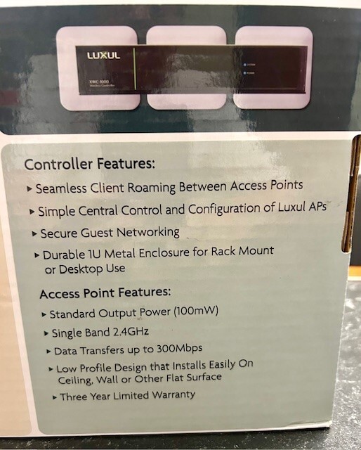 LUXUL Wireless Controller System: XWS-1310