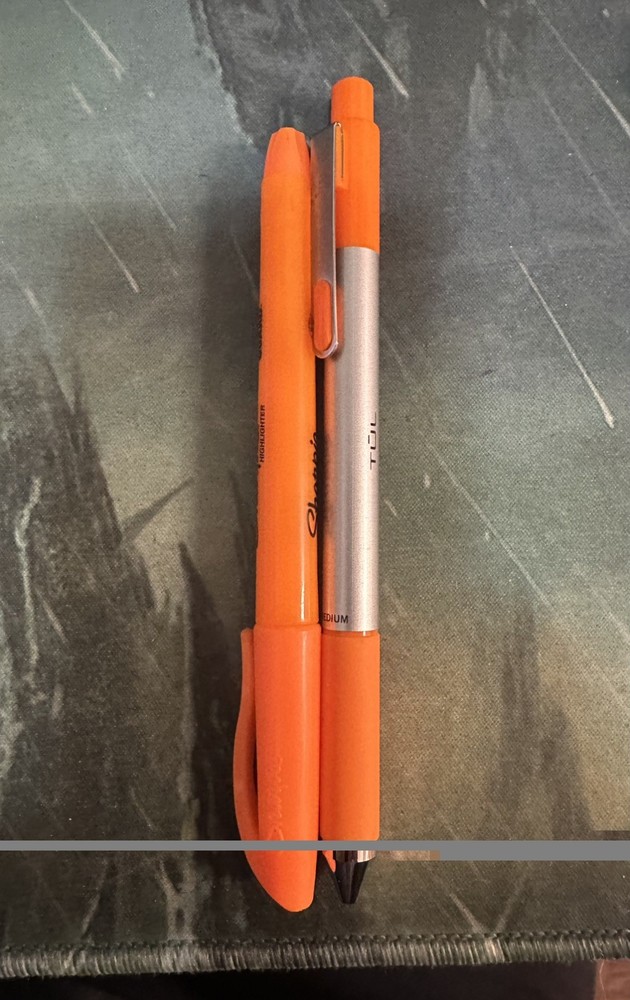 TUL pen and Sharpie set, various colors
