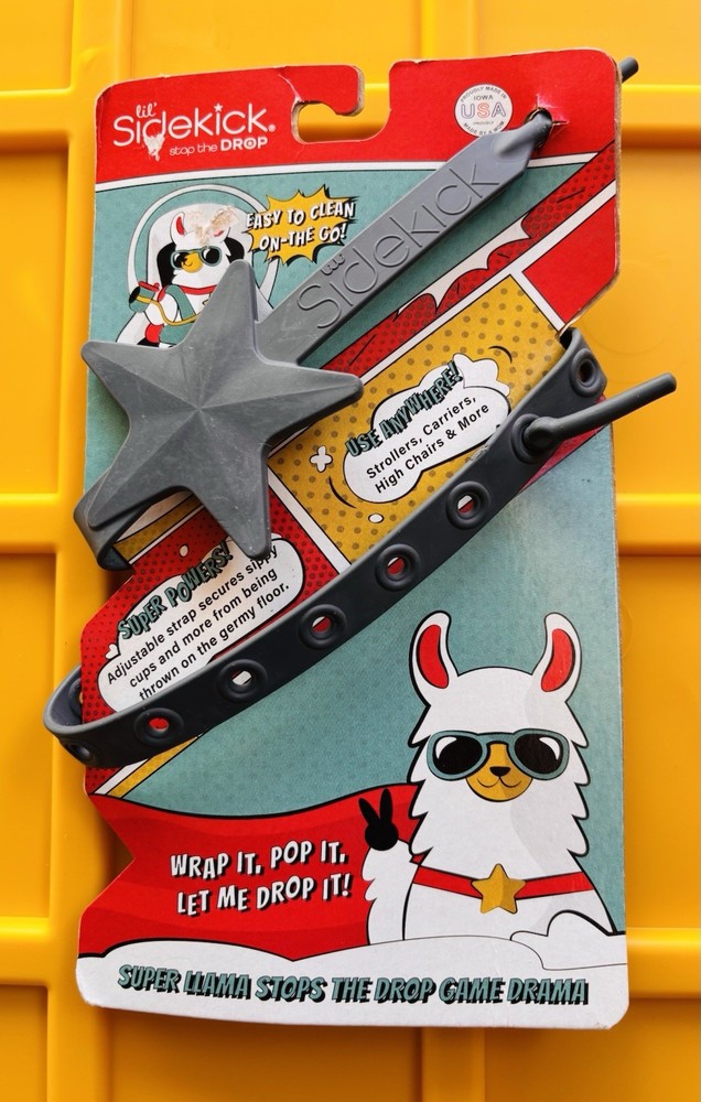 Lil' Sidekick  Stop The Drop Game Tether  Strap Attach to SippyCups/Teethers/etc