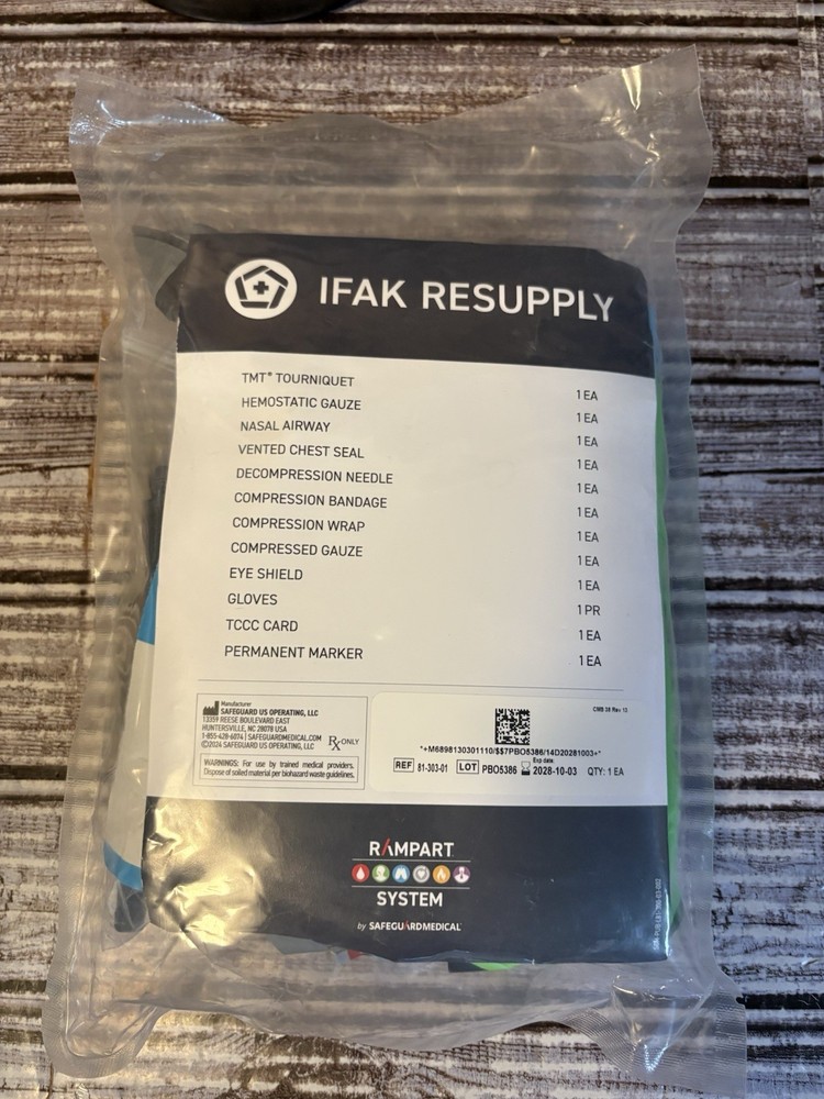 IFAK RESUPPLY KIT REFILL KIT  DATED  2028