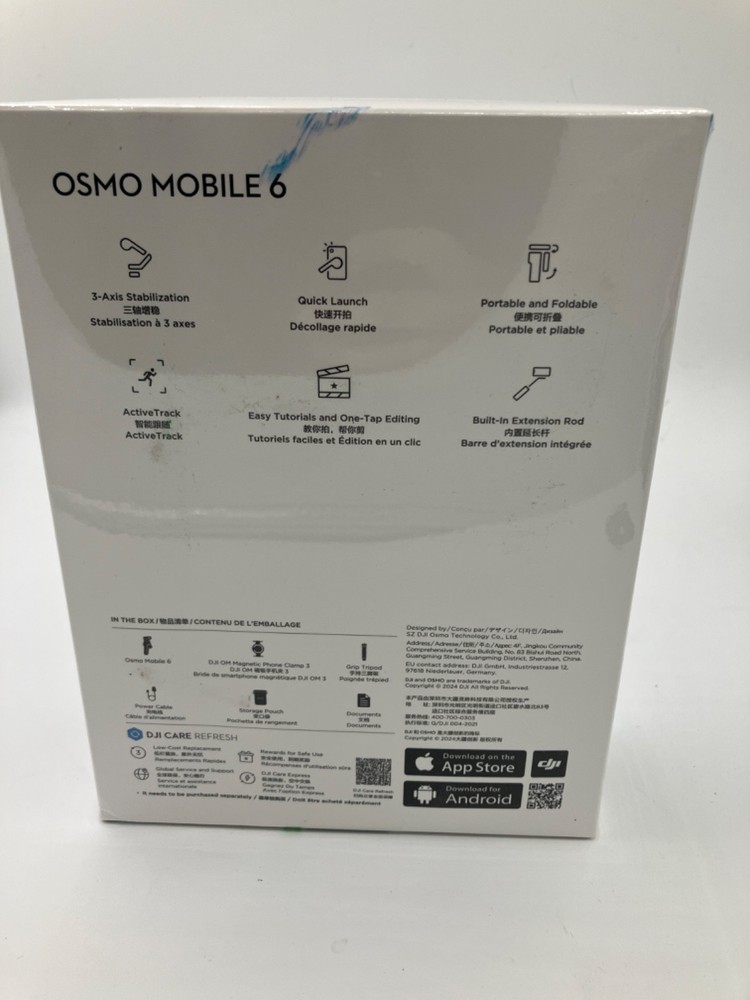 DJI Osmo Mobile 6 Smartphone Gimbal Stabilizer Extension Android & IOS for Vlog