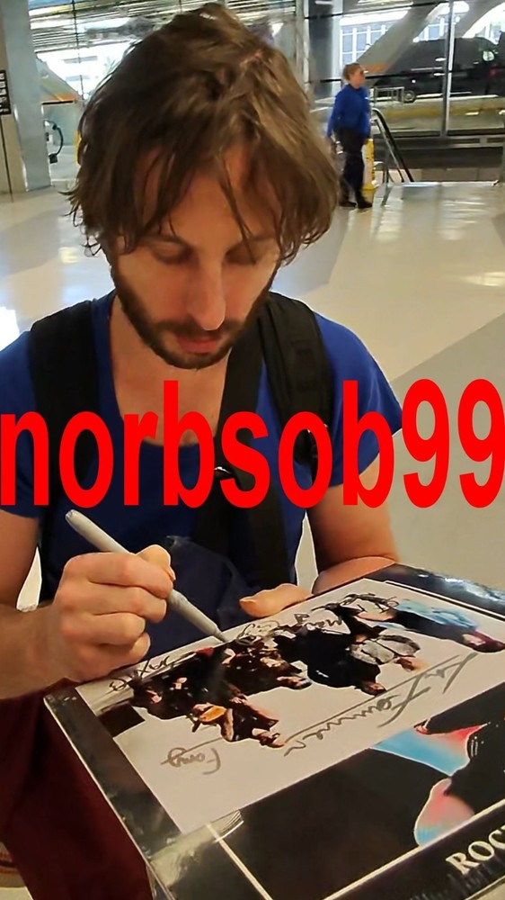 LA FEMME BAND X7 SIGNED AUTOGRAPH ROCK MACHINE VINYL SACHA GOT +6 w/EXACT PROOF