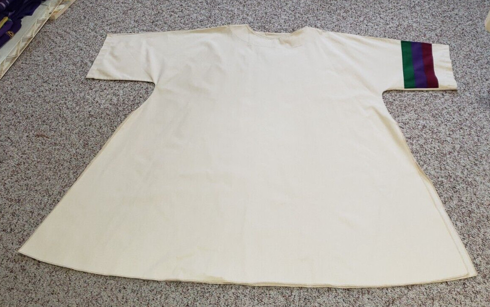 SERVER CHOIR ACOLYTE ALB DALMATIC 47" LONG CUSTOM MADE 2