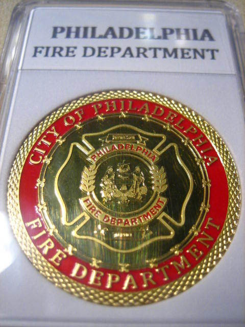 PHILADELPHIA Fire Dept. Challenge Coin
