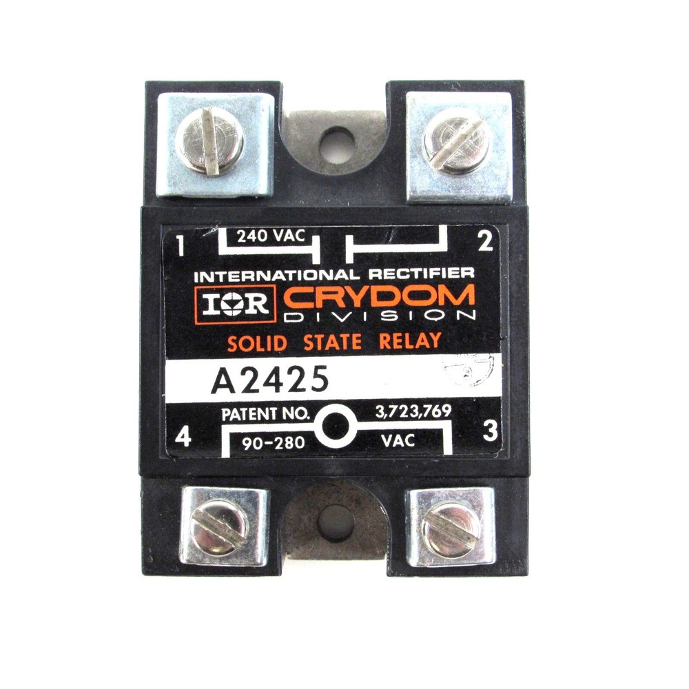 Crydom Solid State Relay A2425 90-280 VAC 25A AC or DC Control