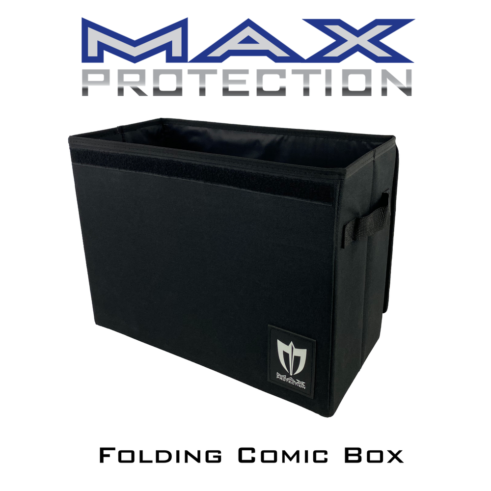 (2) MaxPro Comic Book Foldaway Light-Weight Collapsible Storage Boxes Stackable