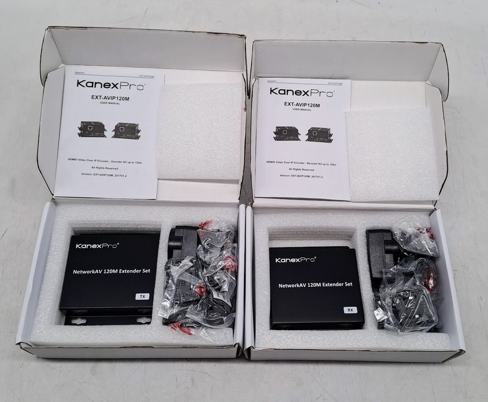 KanexPro EXT-AVIP120M NetworkAV 120M Extender Set