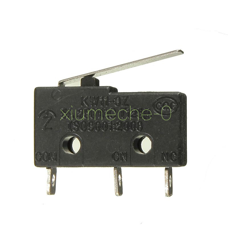 5PCS Tact Switch KW11-3Z 5A 250V Microswitch Round Handle 3PIN