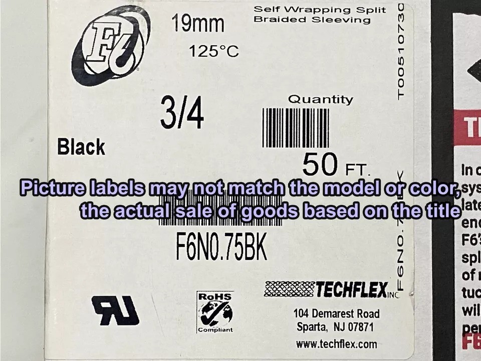 F6N0.38BL 3/8" Blue Split Braided Cable Sleeving , Split Loom, Wrap