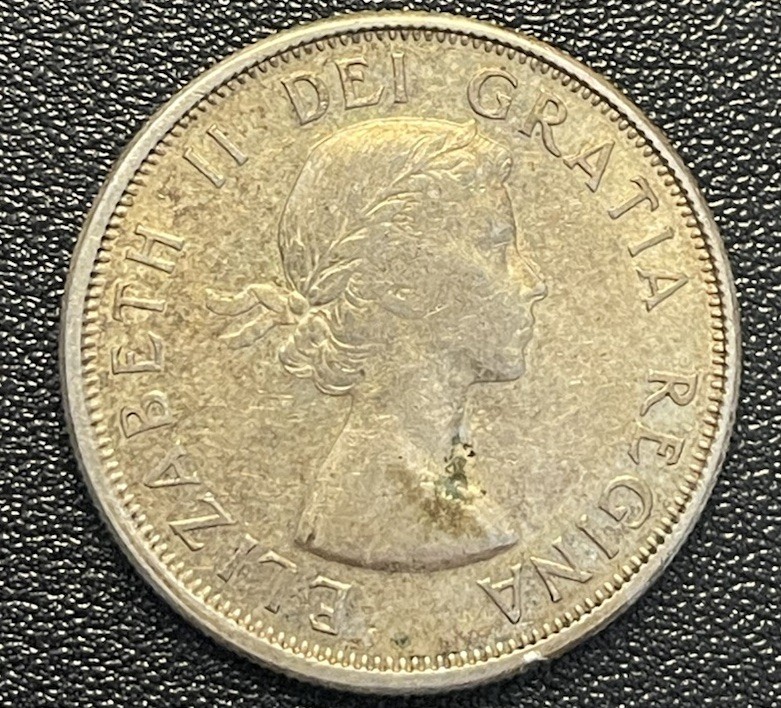 1963 CANADA SILVER 50 CENTS COIN