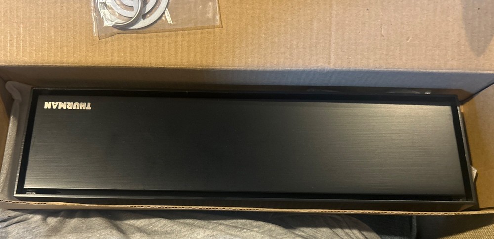 Thurman 12"x3” Linear Shower Drain w Removable Cover Grid Grate Gray Rectangular