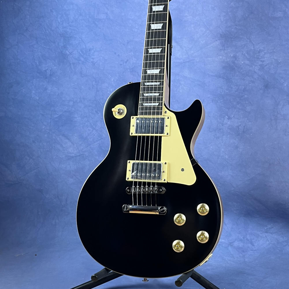 Matte Black Standard Electric Guitar ABR bridge chrome hardware free shipping