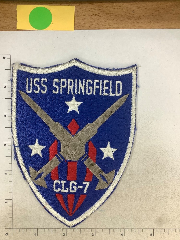 VINTAGE US NAVY USS SPRINGFIELD  SHIPS PATCH