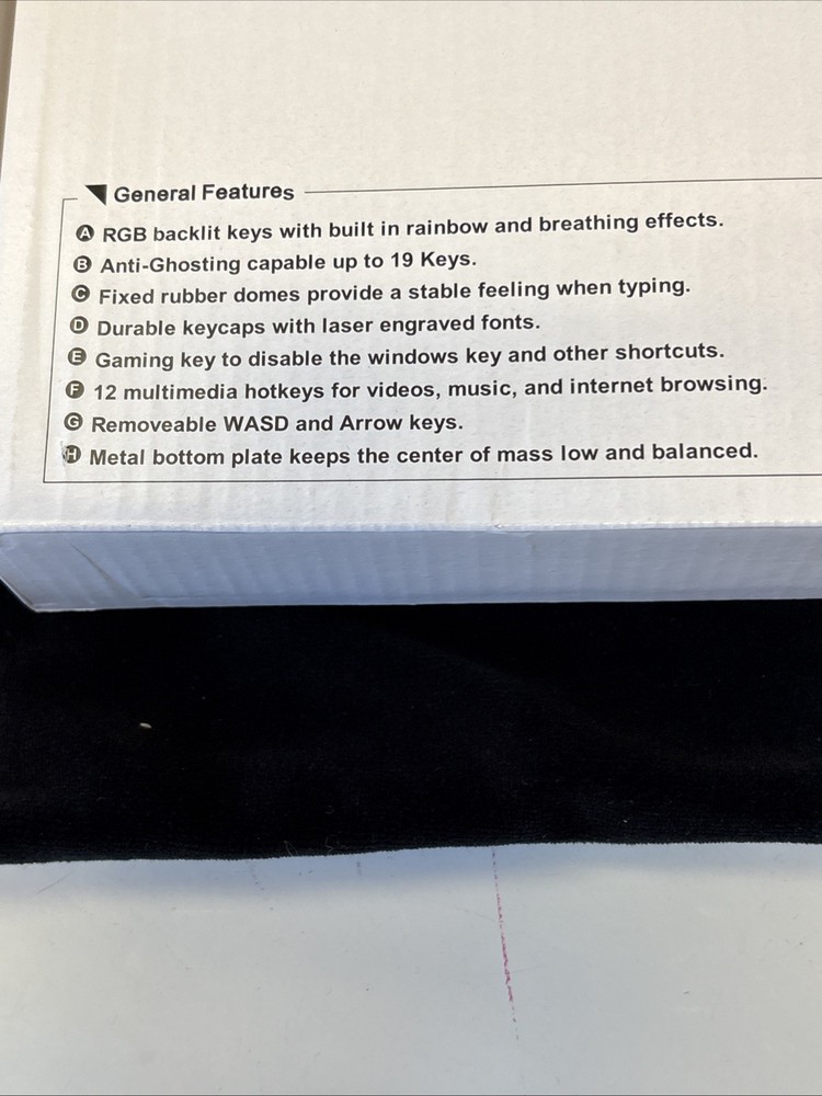 NIB Thermaltake Computer K-01 Keyboard