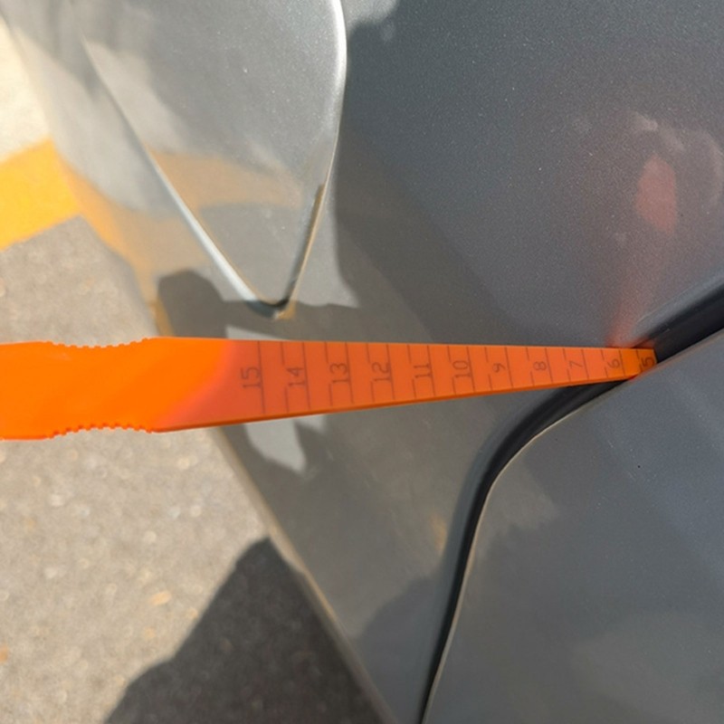 Car Panel Gaps Alignment Tool Plastic Measuring Ruler Feeler Gauge Plastic Ruler