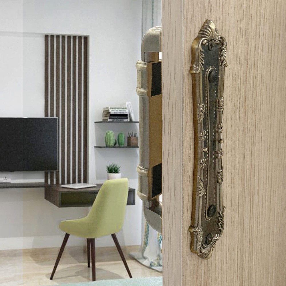 Sliding Barn Door Handles and Pulls 10" Pull No Drilling Two-Side Design,Barn...